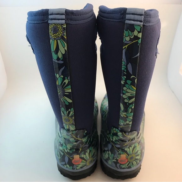 Bogs Mumsie Big Kid’s Navy Blue Boots - Picture 2 of 7